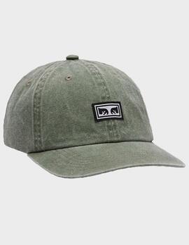 Gorra Obey Icon eyes Pigment 6 Panel Velc Pgm Grn