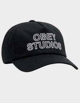 Gorra Obey Studios 5 panel Black