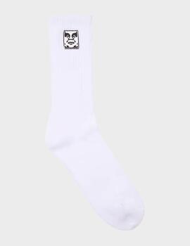 Calcetines Obey Icon Face White