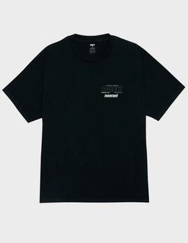 Camiseta Obey Persistent movement PgmntTrueVntgBlc