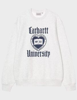 Sudadera Carhartt WIP Schooling Sweat Ash Heather