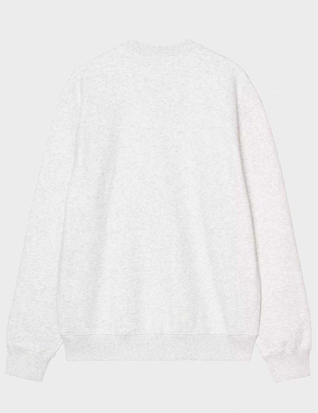 Sudadera Carhartt WIP Schooling Sweat Ash Heather