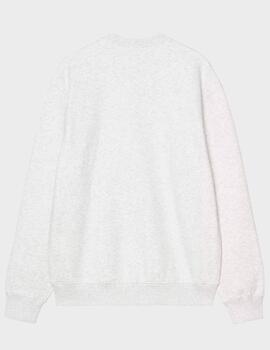 Sudadera Carhartt WIP Schooling Sweat Ash Heather