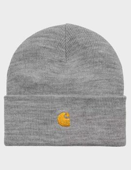 Gorro Carhartt WIP Chase Grey Heather/Gold