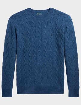 Jersey Polo Ralph Lauren M Classics LSL-PlO Blue