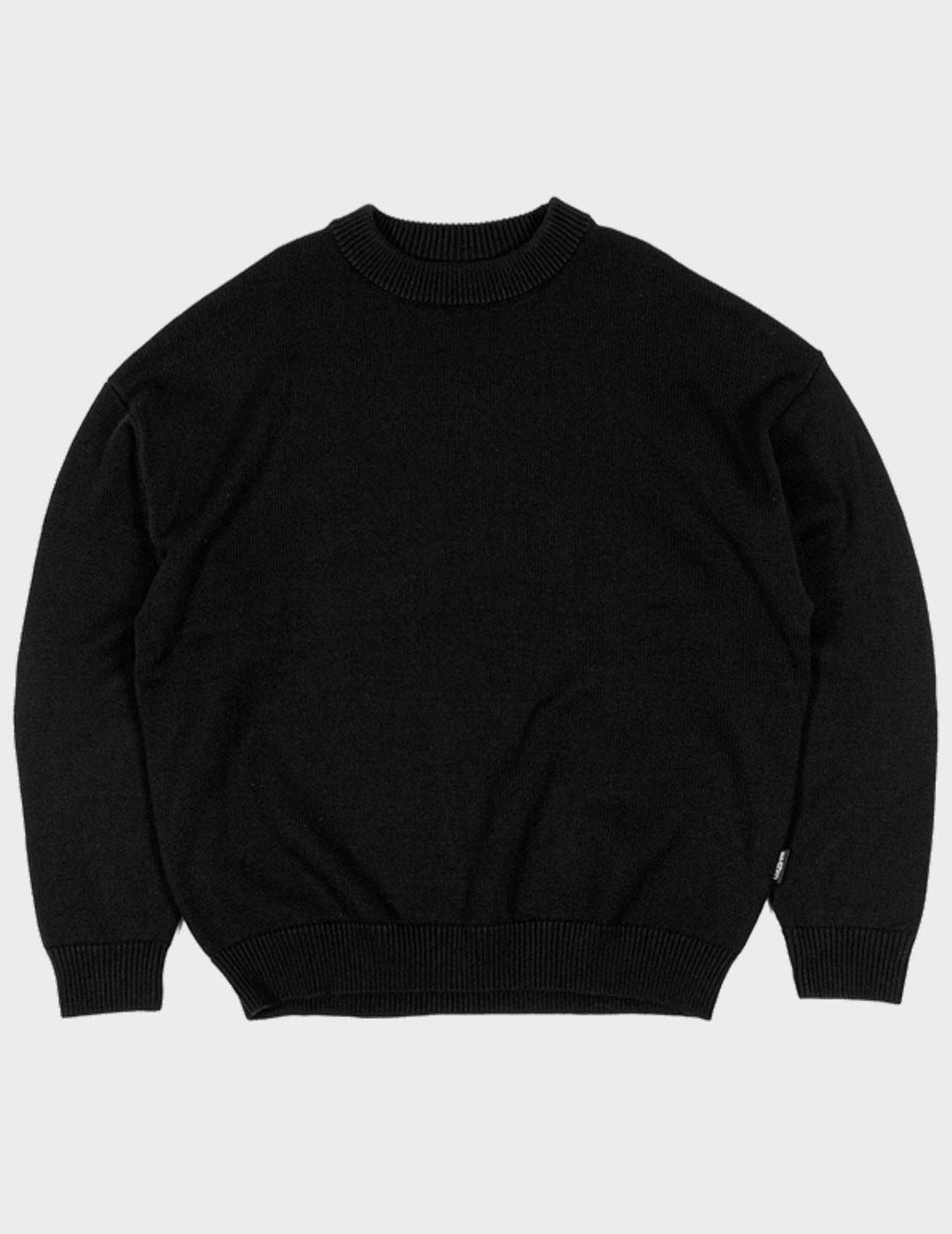 Jersey Wasted Paris Bury Sweater Black
