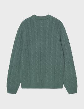 Jersey Carhartt WIP Signature Sweater Silver Pine