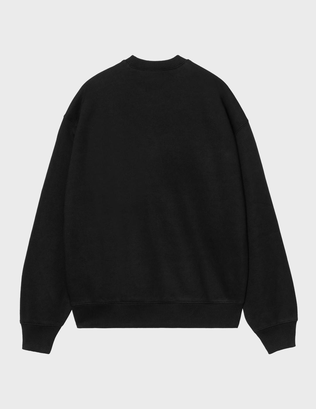Sudadera Carhartt WIP Big School Sweat Black