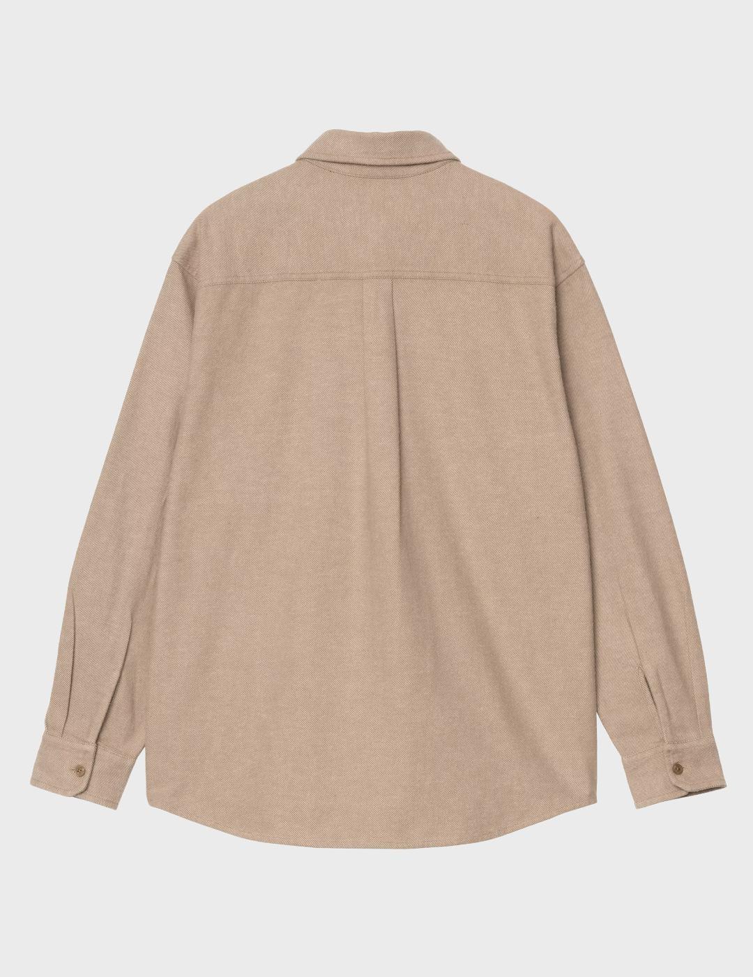 Camisa Carhartt WIP L/S Edgar Shirt Peanut Wax