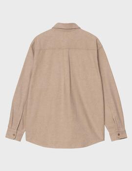 Camisa Carhartt WIP L/S Edgar Shirt Peanut Wax