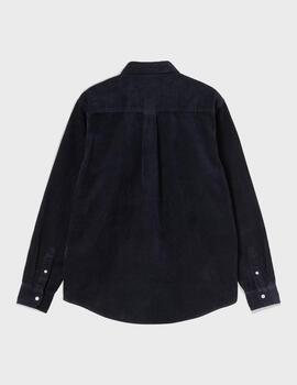 Camisa Carhartt WIP Madison Cord Dark Navy