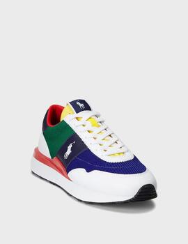 Zapatillas Polo Ralph Lauren Train 89 Wht/Ylw/Roy