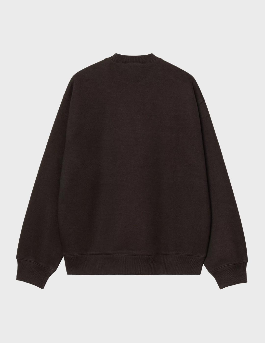 Sudadera Carhartt WIP Big School Sweat Tobacco