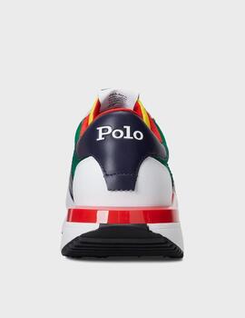 Zapatillas Polo Ralph Lauren Train 89 Wht/Ylw/Roy