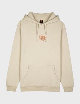 Sudadera Santa Cruz Torn Hand Hood Fog