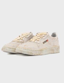 Zapatillas Autry Medalist Low Wom Sue/Strass White