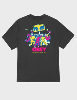 Camiseta Obey Steady Mobbin Vintage Black