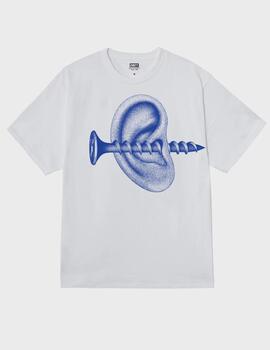 Camiseta Obey Records Ear White