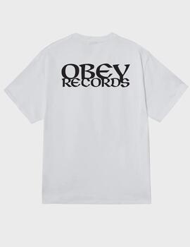Camiseta Obey Records Ear White