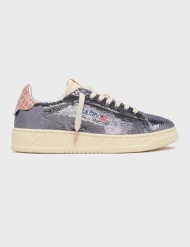 Zapatillas Autry Dallas Low Wom Paillet/Cro Gu/Pin