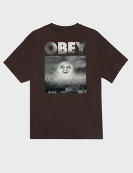 Camiseta Obey Smog City Java Brown