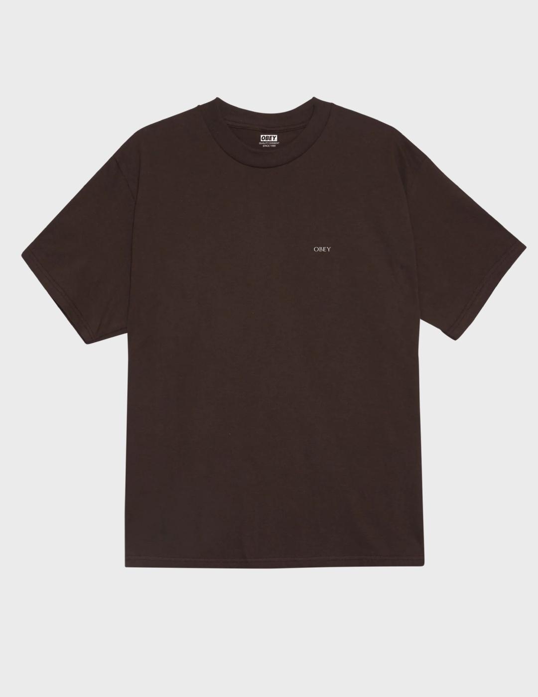 Camiseta Obey Smog City Java Brown