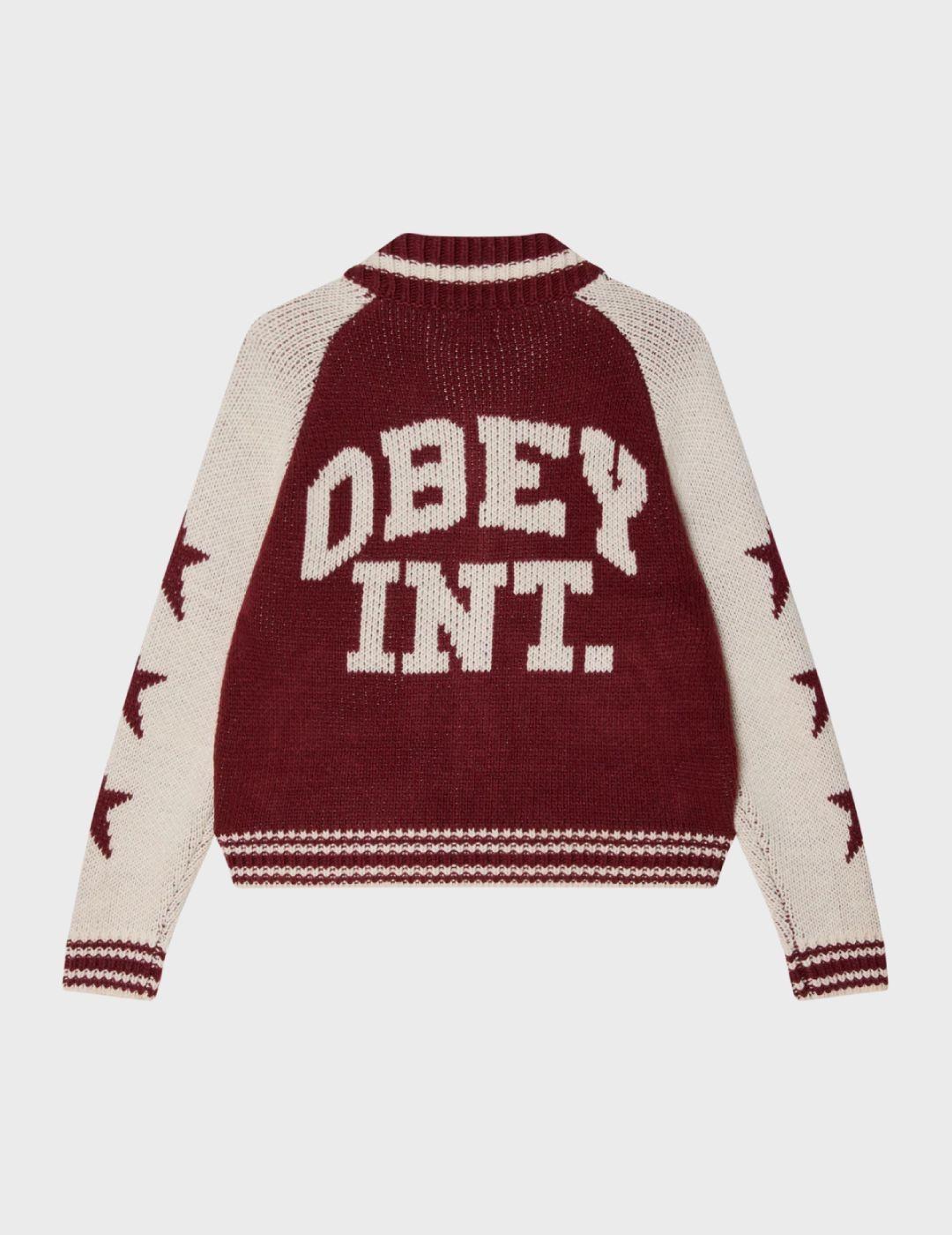 Jersey Obey Cowichan Sweater Tawny Port