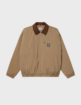 Cazadora Obey Elysian Jacket Vintage Tan