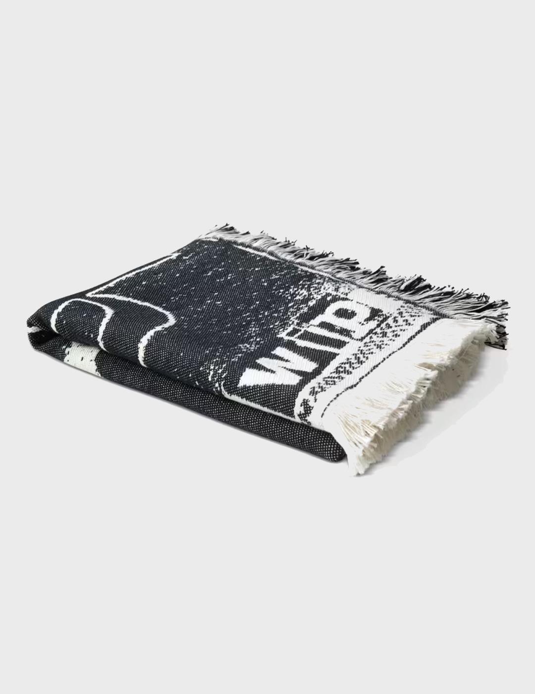 Manta Carhartt WIP Letter Press Black / Wax