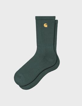 Calcetines Carhartt WIP Chase Socks Velvet Green