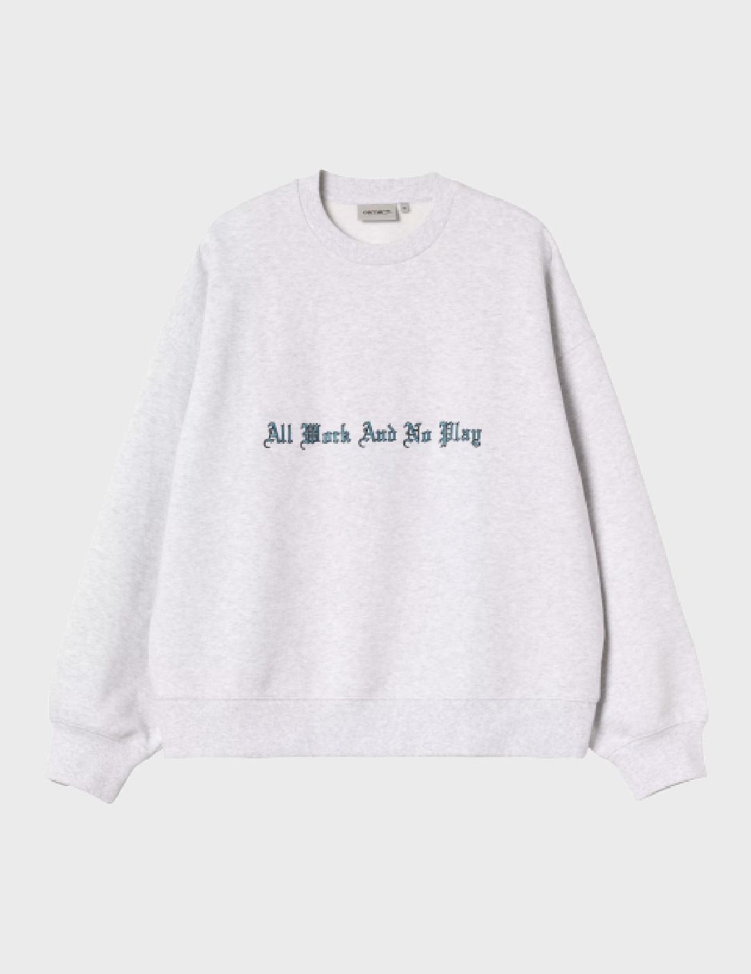 Suadadera Carhartt WIP No Play Sweat Ash Heather