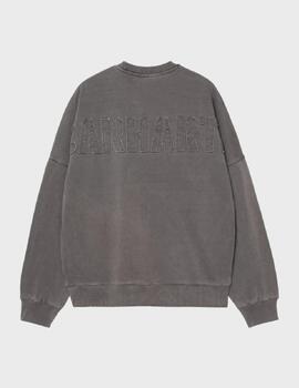 Suadera Carhartt WIP RGGD Sweat Black Garment Dyed