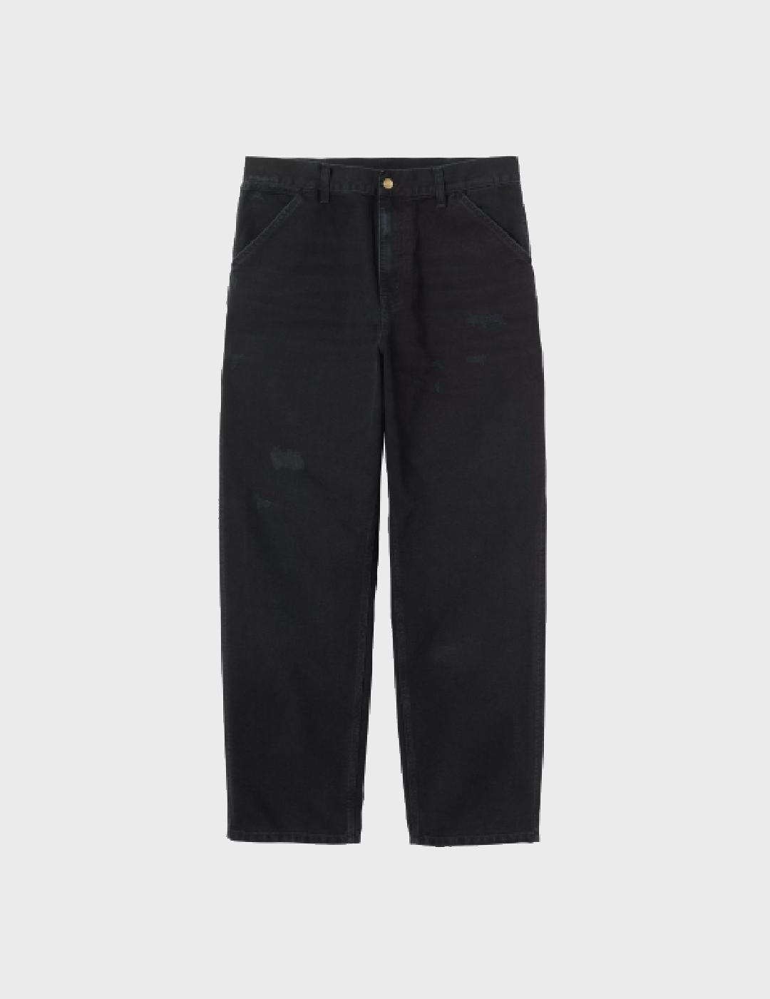 Pantalón Carhartt WIP Single knee Black Grind Wash