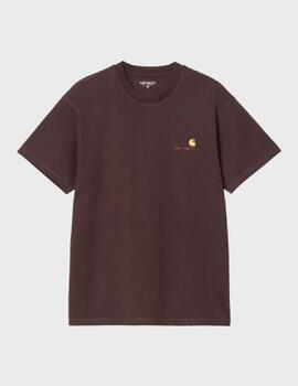 Camiseta Carhartt WIP S/S American Script Palisander