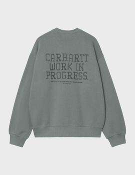 Sudadera Carhartt WIP Punched Sweat Velvet Green