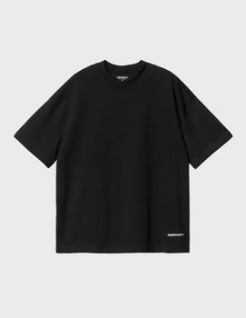 Camiseta Carhartt WIP S/S Link Script Black/White