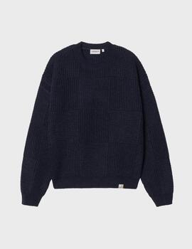 Jersey Carhartt WIP Bishop Sweater Dark Navy