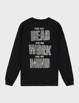 Camiseta Carhartt WIP L/S Mind Your Head T-Shirt Black