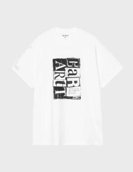 Camiseta Carhartt WIP S/S Moving Letterpress White