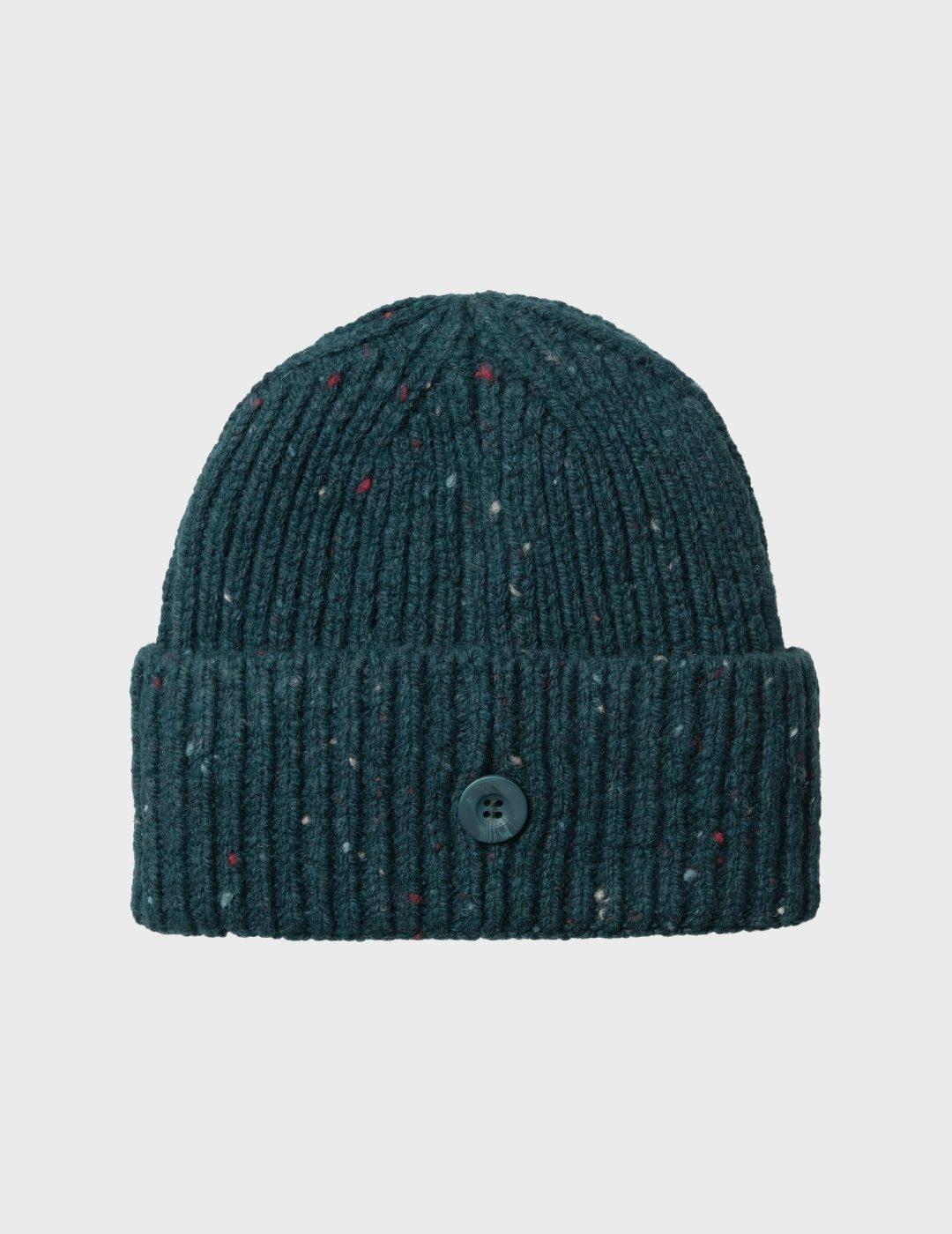 Gorro Carhartt WIP Anglistic Beanie Speckled Deep Lagoon
