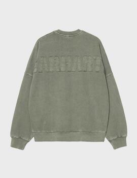 Sudadera Carhartt WIP RGGD Sweat Opuntia Garment Dyed