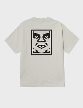 Camiseta Obey Bold Icon Face Pigment Chalk