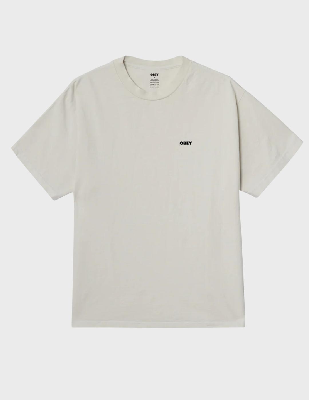 Camiseta Obey Bold Icon Face Pigment Chalk