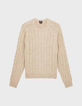 Jersey Dickies Vanleer Cable Sweater Wood Ash