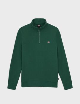 Sudadera Dickies Oakport Quarter Zip Pine Needle G