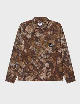 Camisa Obey fence camo woven camo multi