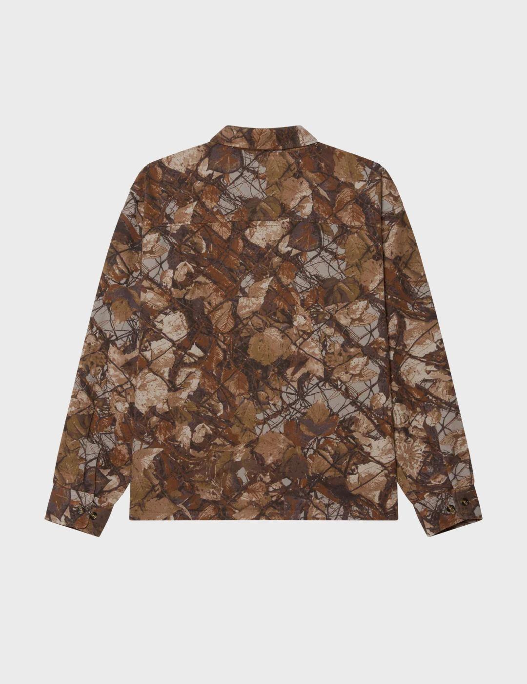 Camisa Obey fence camo woven camo multi