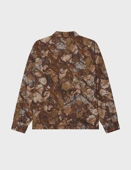 Camisa Obey fence camo woven camo multi