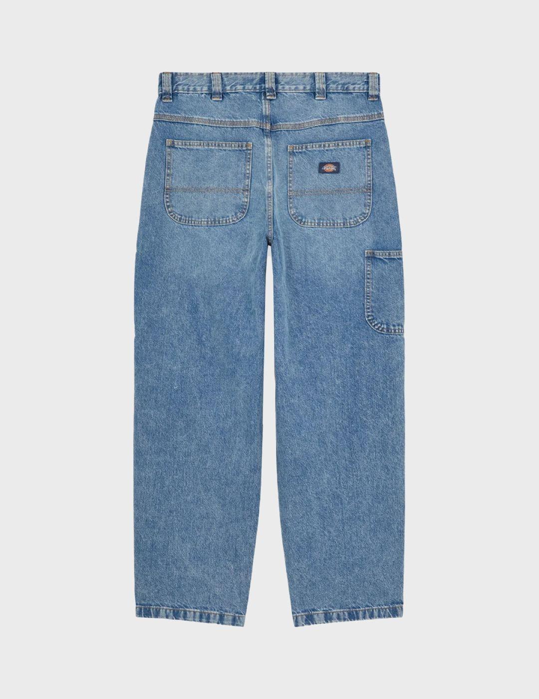 Pantalón Dickies Madison Baggy Fit Denim Rinsed FA