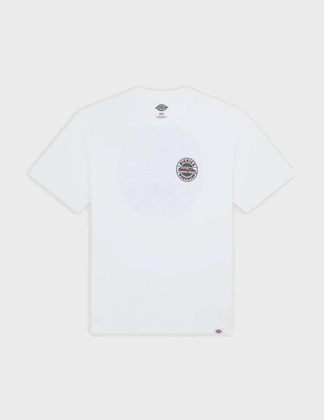 Camiseta Dickies Circle Tee SS White